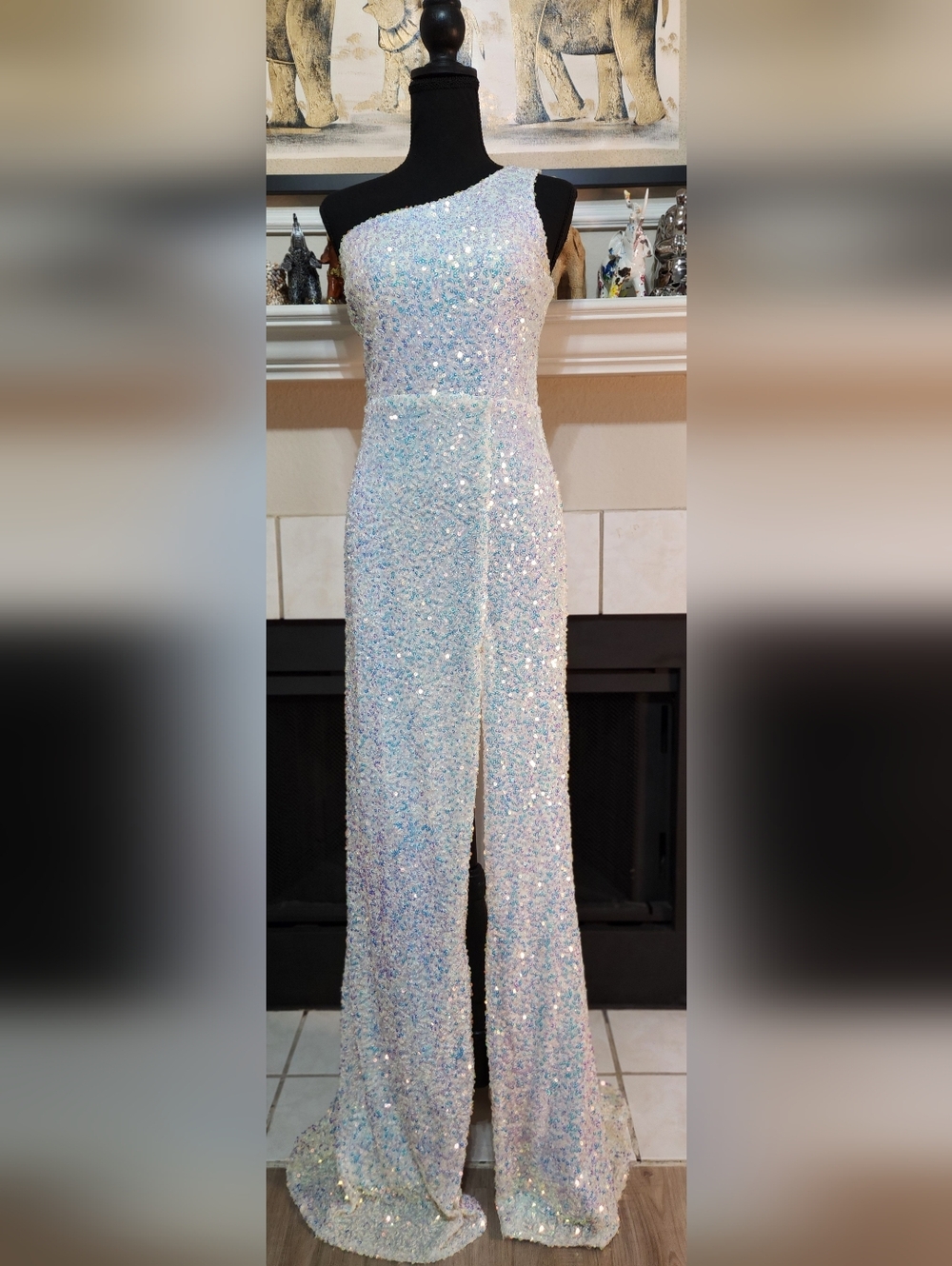 Windsor Sequin Floor Length Dress